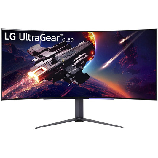 Moniteur de jeu OLED incurvé LG UltraGear 45GR95QE-B de 45 pouces de classe UW-QHD - 21:9 - Noir 45GR95QE-B