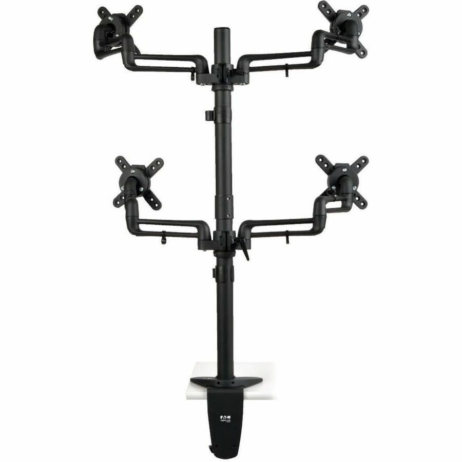 Support de bureau Tripp Lite by Eaton DDR1327SQFC pour écran plat - Revêtement en poudre noir DDR1327SQFC