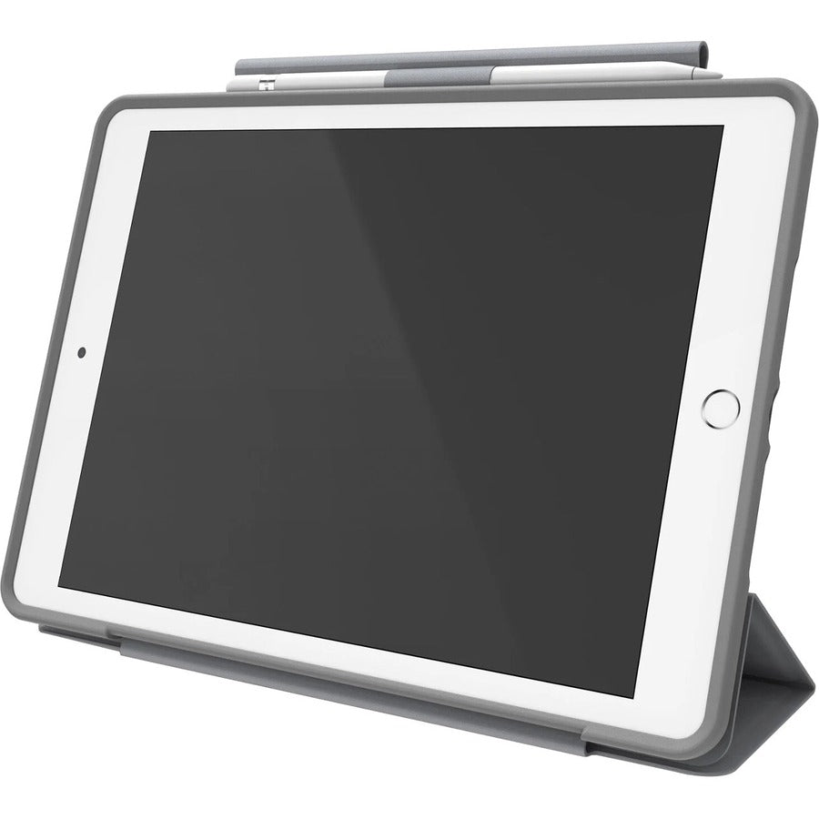 Étui de transport OtterBox Symmetry Series 360 (folio) pour tablette Apple iPad (9e génération), iPad (8e génération), iPad (7e génération) 10,2" - After Dark (gris/transparent) 77-62049