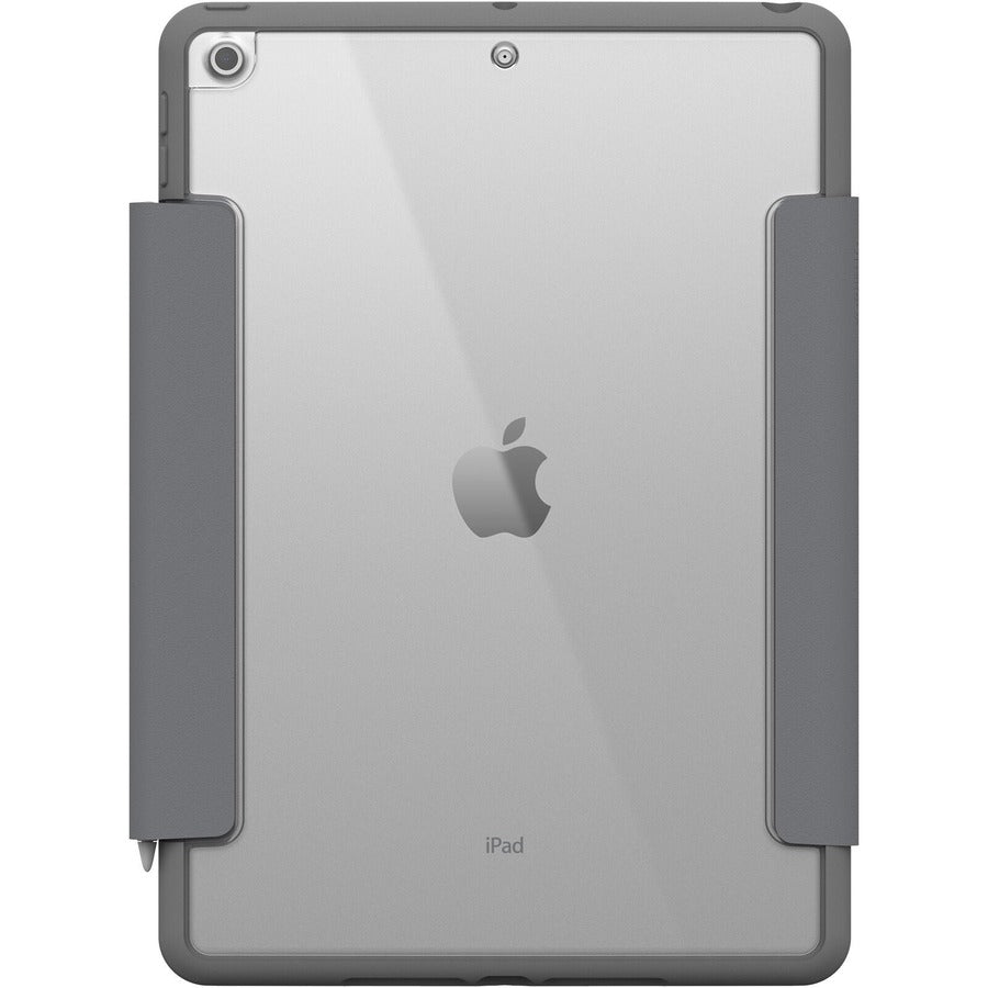 Étui de transport OtterBox Symmetry Series 360 (folio) pour tablette Apple iPad (9e génération), iPad (8e génération), iPad (7e génération) 10,2" - After Dark (gris/transparent) 77-62049