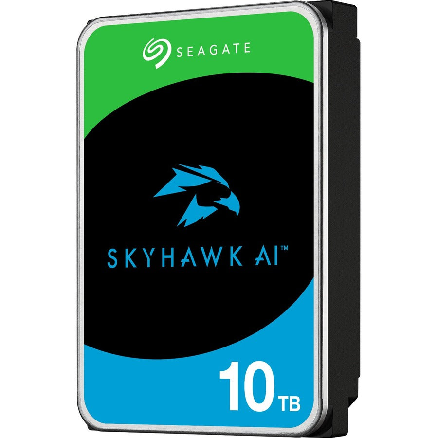 Disque dur Seagate SkyHawk AI ST10000VE001 10 To - 3,5" interne - SATA (SATA/600) - Méthode d'enregistrement magnétique conventionnel (CMR) ST10000VE001