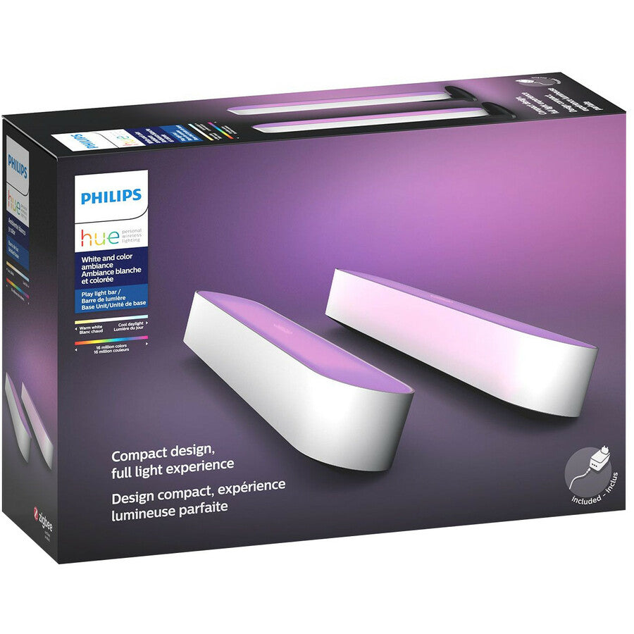 Philips Hue White And Color Ambiance Play Light Bar Double Pack 7820231U7