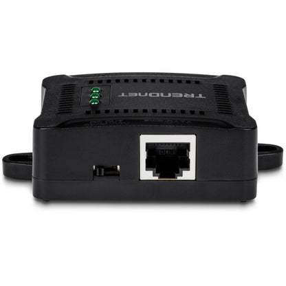 TRENDnet Répartiteur PoE Gigabit, 1 port d'entrée PoE Gigabit, 1 port de sortie Gigabit, jusqu'à 100 m (328 pieds), prend en charge les appareils 5 V, 9 V, 12 V, compatible PoE 802.3af, alimenté par PoE, noir, TPE-104GS TPE-104GS