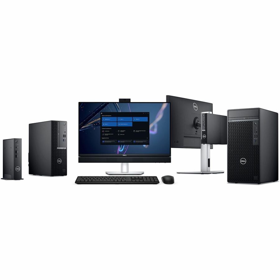 Ordinateur de bureau Dell OptiPlex 7000 7020 Plus - Intel Core i7 14e génération i7-14700 - Technologie vPro - 16 Go - SSD 256 Go - Petit format - Noir G84HC