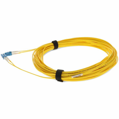 Câble de raccordement jaune LC/LC OS1 duplex en fibre monomode (SMF) AddOn 50 m ADD-LC-LC-50M9SMF
