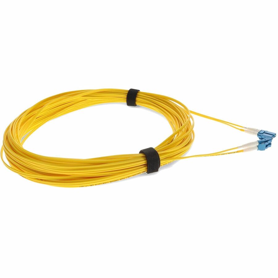 Câble de raccordement jaune LC/LC OS1 duplex en fibre monomode (SMF) AddOn 50 m ADD-LC-LC-50M9SMF