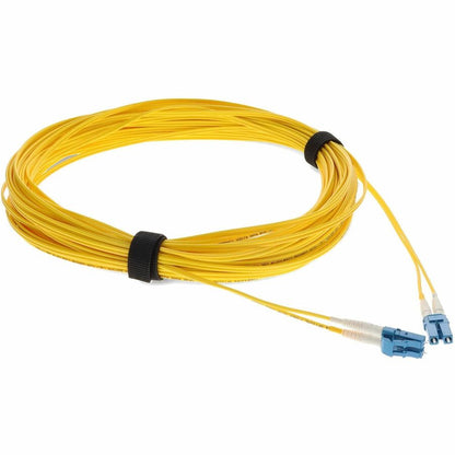 Câble de raccordement jaune LC/LC OS1 duplex en fibre monomode (SMF) AddOn 50 m ADD-LC-LC-50M9SMF