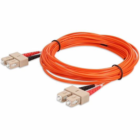 Câble de raccordement orange duplex SC/SC OM1 en fibre multimode (MMF) AddOn 5 m ADD-SC-SC-5M6MMF