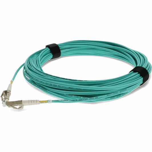 Câble de raccordement en fibre optique duplex LC (mâle) vers LC (mâle) Aqua OM4 AddOn 35 m ADD-LC-LC-35M5OM4