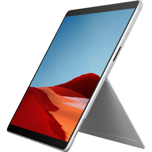 Tablette Microsoft Surface Pro X - 13" - Microsoft SQ2 - 16 Go - SSD 256 Go - Windows 10 Pro - 4G - Platine 1WX-00001
