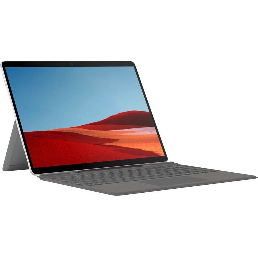Tablette Microsoft Surface Pro X - 13" - Microsoft SQ2 - 16 Go - SSD 256 Go - Windows 10 Pro - 4G - Platine 1WX-00001