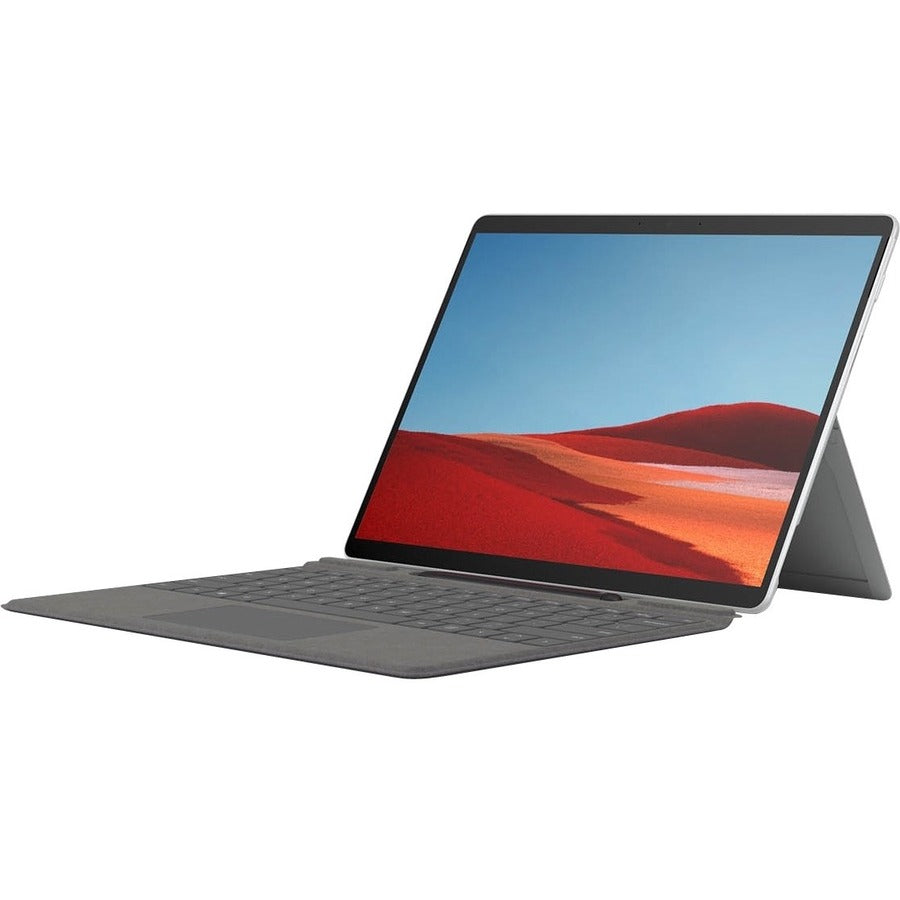 Tablette Microsoft Surface Pro X - 13" - Microsoft SQ2 - 16 Go - SSD 256 Go - Windows 10 Pro - 4G - Platine 1WX-00001