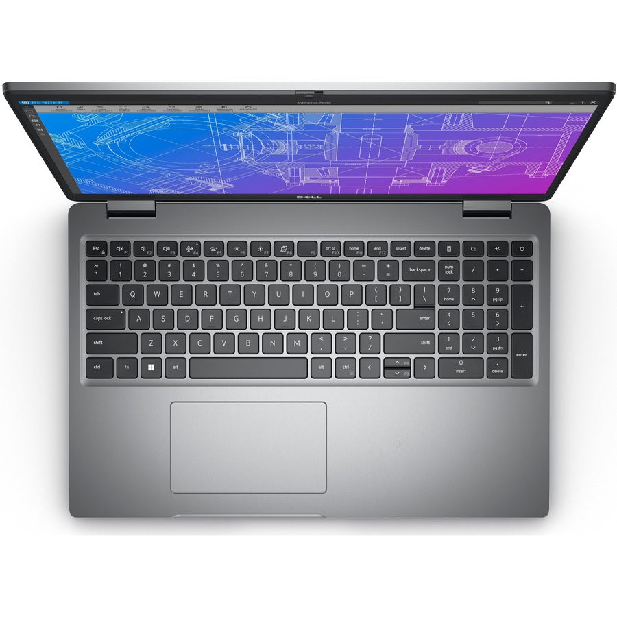 Station de travail mobile Dell Precision 3000 3570 15,6" - Full HD - Intel Core i5 12e génération i5-1235U - Technologie vPro - 16 Go - SSD 256 Go - Clavier anglais (États-Unis) - Gris Titan DRWX3
