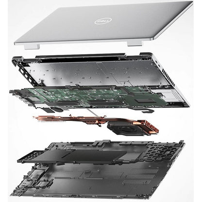 Station de travail mobile Dell Precision 3000 3570 15,6" - Full HD - Intel Core i5 12e génération i5-1235U - Technologie vPro - 16 Go - SSD 256 Go - Clavier anglais (États-Unis) - Gris Titan DRWX3