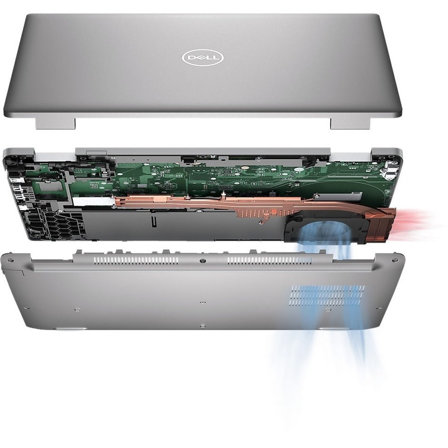 Station de travail mobile Dell Precision 3000 3570 15,6" - Full HD - Intel Core i5 12e génération i5-1235U - Technologie vPro - 16 Go - SSD 256 Go - Clavier anglais (États-Unis) - Gris Titan DRWX3