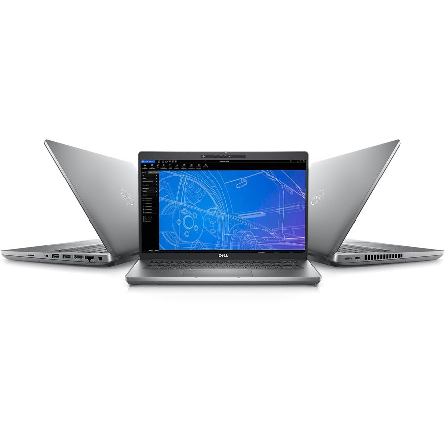 Station de travail mobile Dell Precision 3000 3470 14" - Full HD - Intel Core i5 12e génération i5-1250P - Technologie vPro - 16 Go - SSD 256 Go - Clavier anglais (États-Unis) - Titan Gray MGHV1