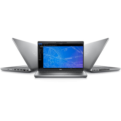 Station de travail mobile Dell Precision 3000 3470 14" - Full HD - Intel Core i5 12e génération i5-1250P - Technologie vPro - 16 Go - SSD 256 Go - Clavier anglais (États-Unis) - Titan Gray MGHV1