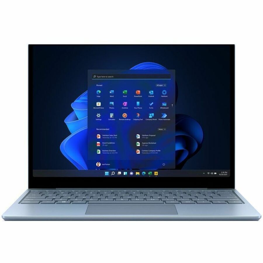 Ordinateur portable Microsoft Surface Laptop Go 2 12,4" à écran tactile - Intel Core i5 11e génération i5-1135G7 - 8 Go - SSD 128 Go - Bleu glacier 8QD-00013