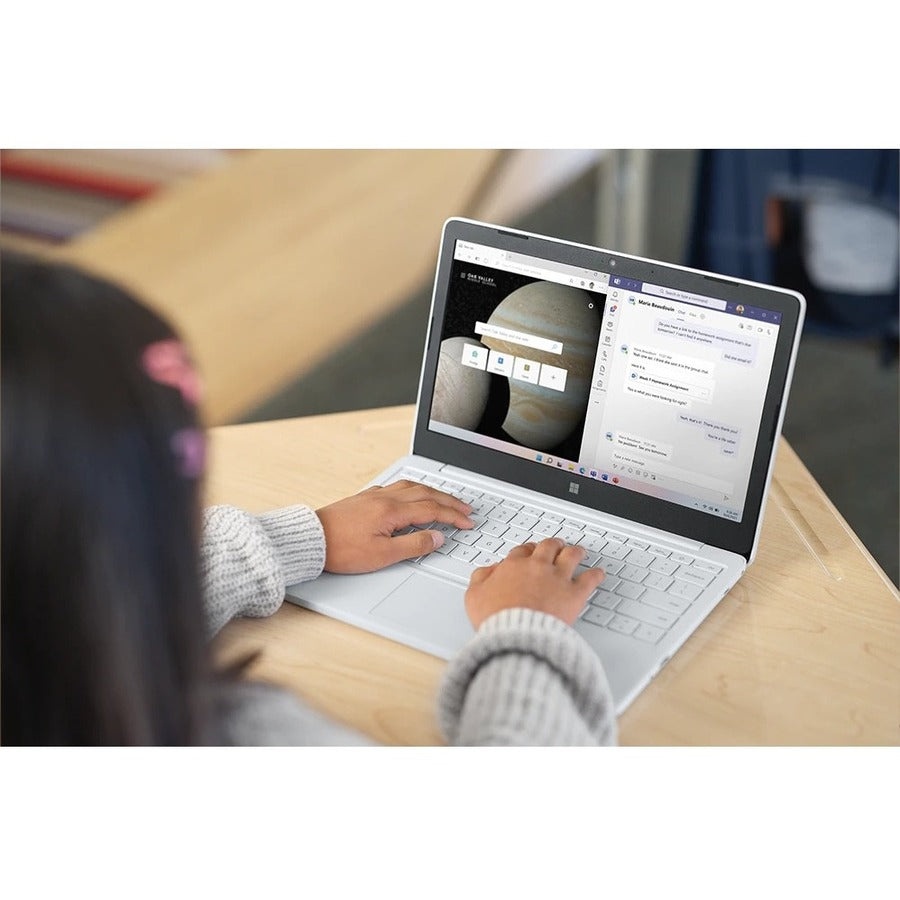 Ordinateur portable Microsoft Surface Laptop SE 11,6" - HD - Intel - 8 Go - Mémoire flash 128 Go - Glacier KF8-00002