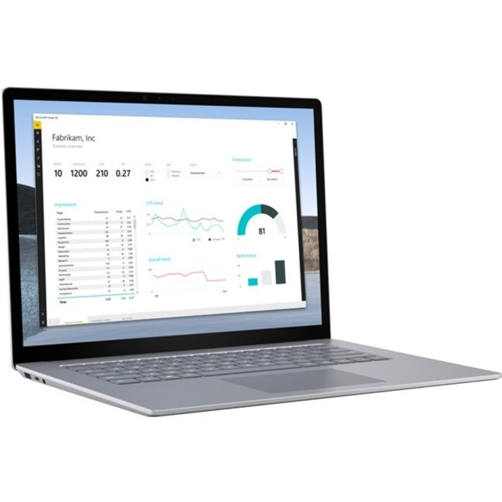 Ordinateur portable Microsoft Surface Laptop 3 15" à écran tactile - Intel Core i5 10e génération i5-1035G7 - 16 Go - SSD 256 Go - Clavier anglais - Platinum VPN-00001