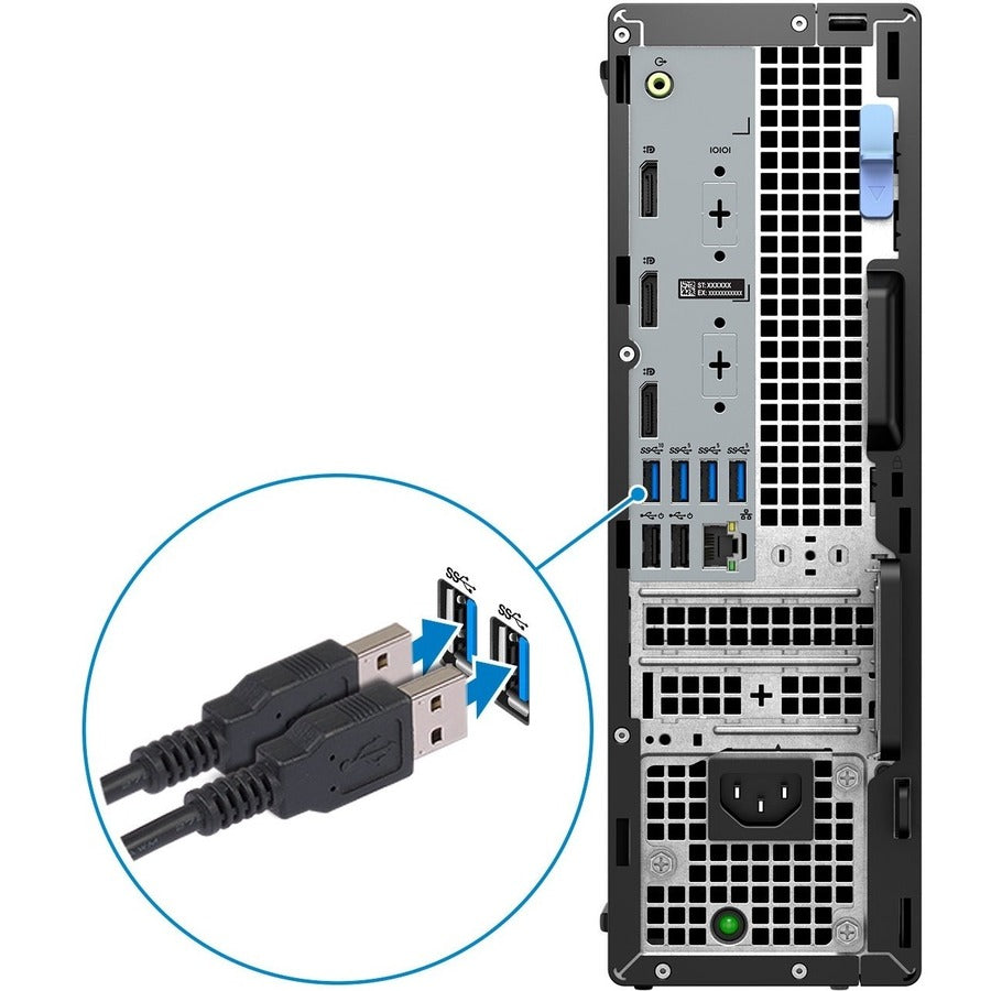 Station de travail Dell Precision 3000 3460 - Intel Core i5 14e génération i5-14500 - Technologie vPro - 16 Go - SSD 512 Go - Petit format - Noir P700V