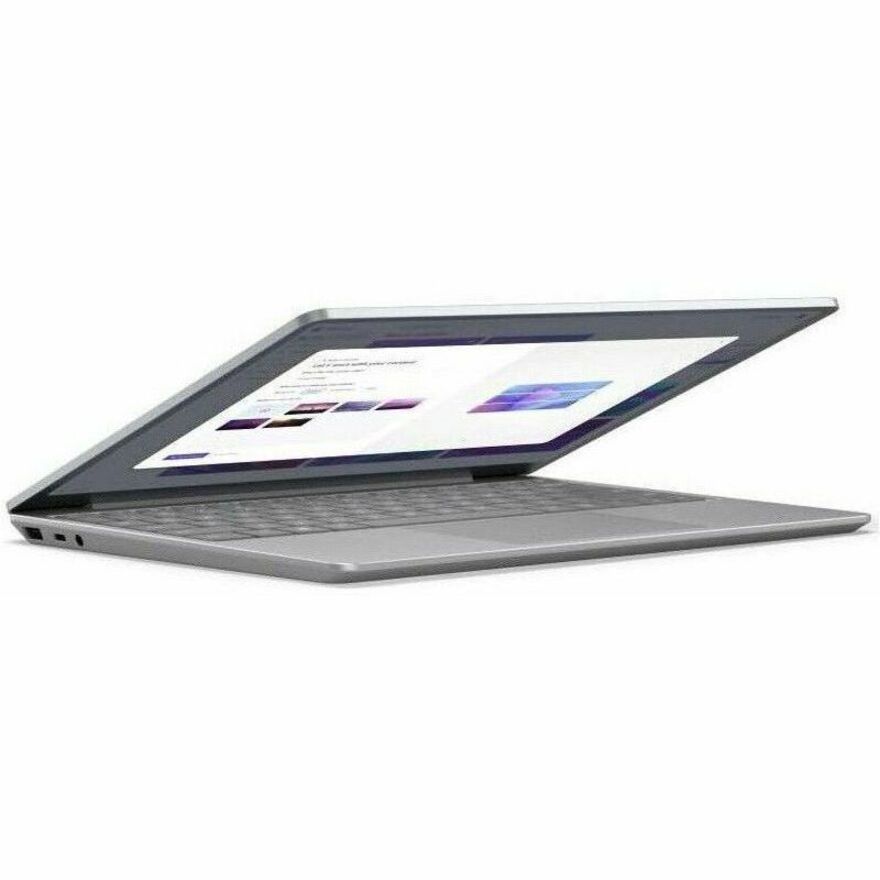 Ordinateur portable Microsoft Surface Laptop Go 3 12,4" à écran tactile - Intel Core i5 12e génération i5-1235U - 8 Go - SSD 256 Go - Clavier anglais - Platinum XK2-00001