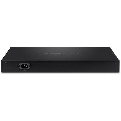 TRENDnet Commutateur Web Smart PoE+ Gigabit 52 ports, 48 ​​ports PoE+ Gigabit, 4 ports Gigabit partagés (RJ-45 ou SFP), budget d'alimentation PoE 370 W, capacité de commutation 104 Gbit/s, protection à vie, noir, TPE-5240WS TPE-5240WS