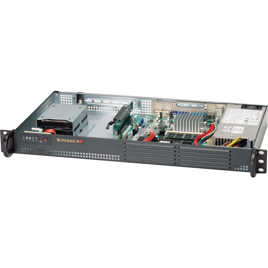 Serveur rack 1U Supermicro SuperServer 5015A-EHF - 1 x Intel Atom D510 1,66 GHz - Contrôleur Serial ATA/300 SYS-5015A-EHF