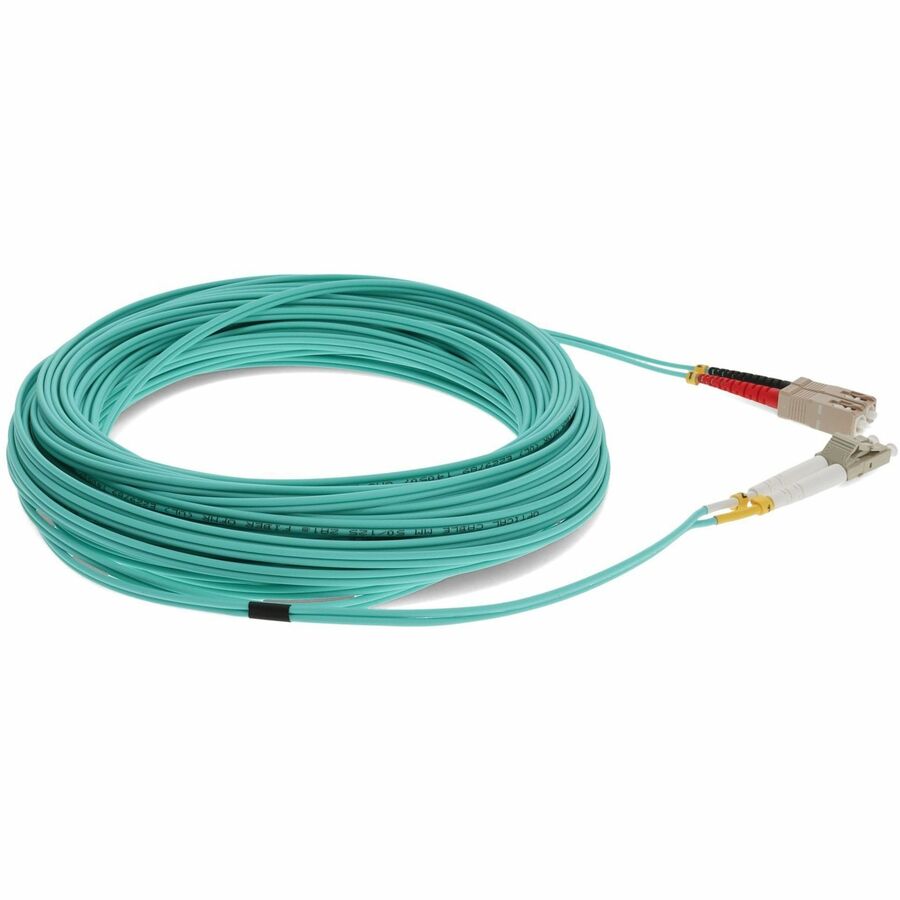 Câble réseau duplex à fibre optique AddOn ADD-SC-LC-30M5OM4