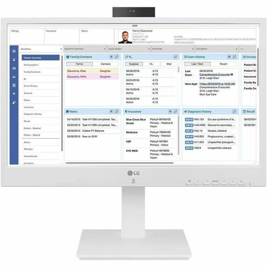 LG 24CR670NK6N All-in-One Thin Client - Intel Celeron N5105 Quad-core (4 Core) 2 GHz 24CR670NK6N