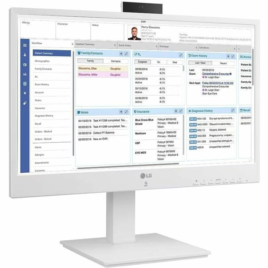 LG 24CR670NK6N All-in-One Thin Client - Intel Celeron N5105 Quad-core (4 Core) 2 GHz 24CR670NK6N