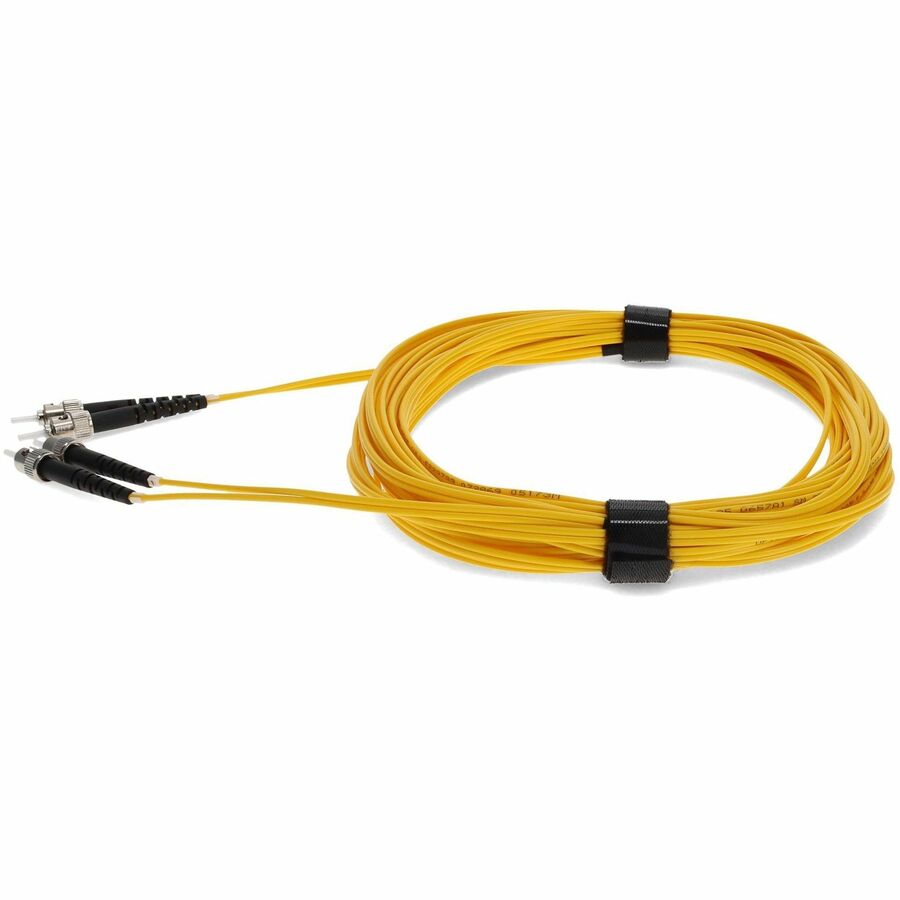 Câble de raccordement jaune duplex ST/ST OS1 en fibre monomode (SMF) AddOn de 7 m ADD-ST-ST-7M9SMF