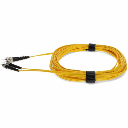 Câble de raccordement jaune duplex ST/ST OS1 en fibre monomode (SMF) AddOn de 7 m ADD-ST-ST-7M9SMF