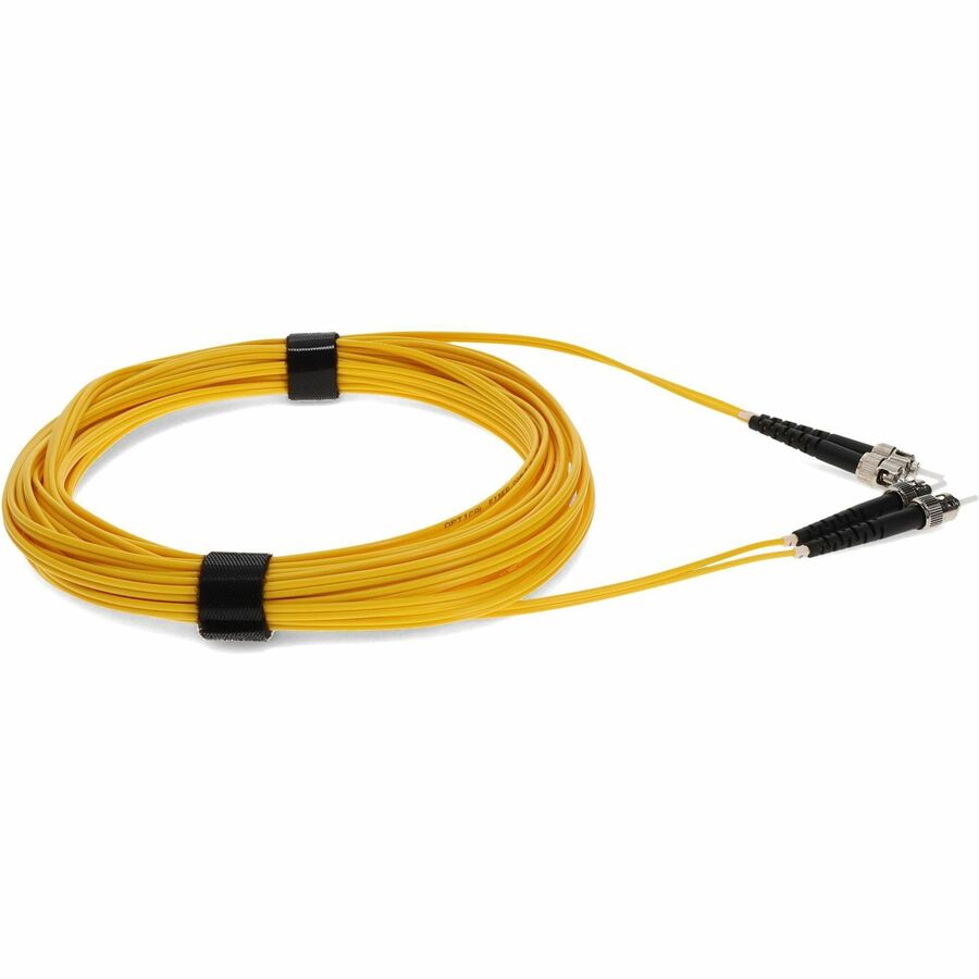 Câble de raccordement jaune duplex ST/ST OS1 en fibre monomode (SMF) AddOn de 7 m ADD-ST-ST-7M9SMF