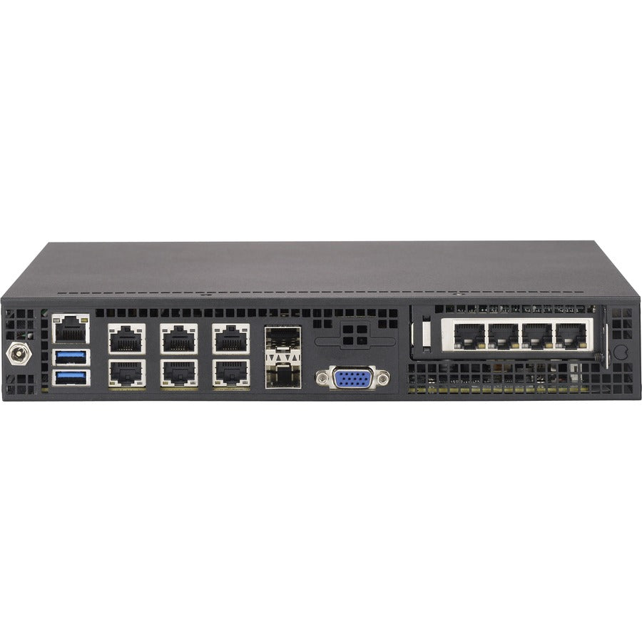 Serveur Mini PC 1U SuperMicro SuperServer E300-9A - 1 x Intel Atom C3858 2 GHz - Contrôleur Serial ATA/600 SYS-E300-9A
