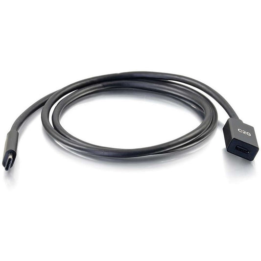 Câble d'extension USB C C2G 3 pieds - 10G 3A - Mâle vers femelle - USB Type C 28658