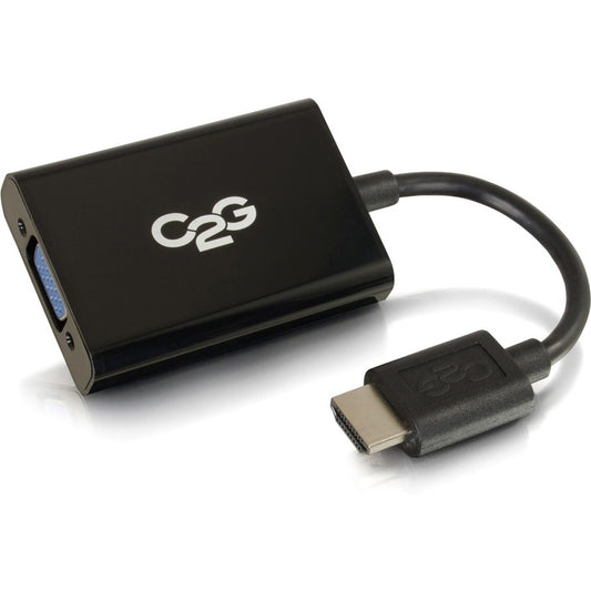 Adaptateur convertisseur actif HDMI vers VGA + audio stéréo C2G Dongle 41351