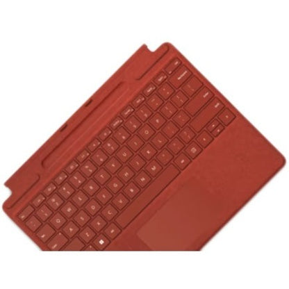 Étui clavier/housse Microsoft Signature pour tablette Microsoft Surface Pro 8, Surface Pro X, Surface Pro 9 - Rouge coquelicot 8XA-00022