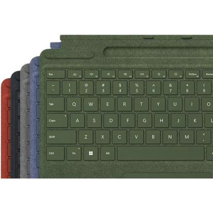 Étui clavier/housse Microsoft Signature pour tablette Microsoft Surface Pro 8, Surface Pro X, Surface Pro 9 - Rouge coquelicot 8XA-00022