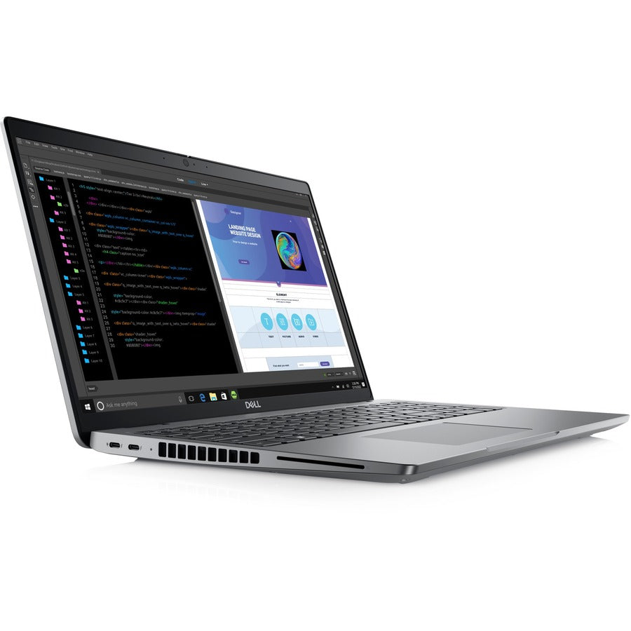 Station de travail mobile Dell Precision 3000 3580 15,6" - Full HD - Intel Core i5 13e génération i5-1350P - Technologie vPro - 16 Go - SSD 512 Go - Clavier anglais (États-Unis) - Gris Titane 248NY