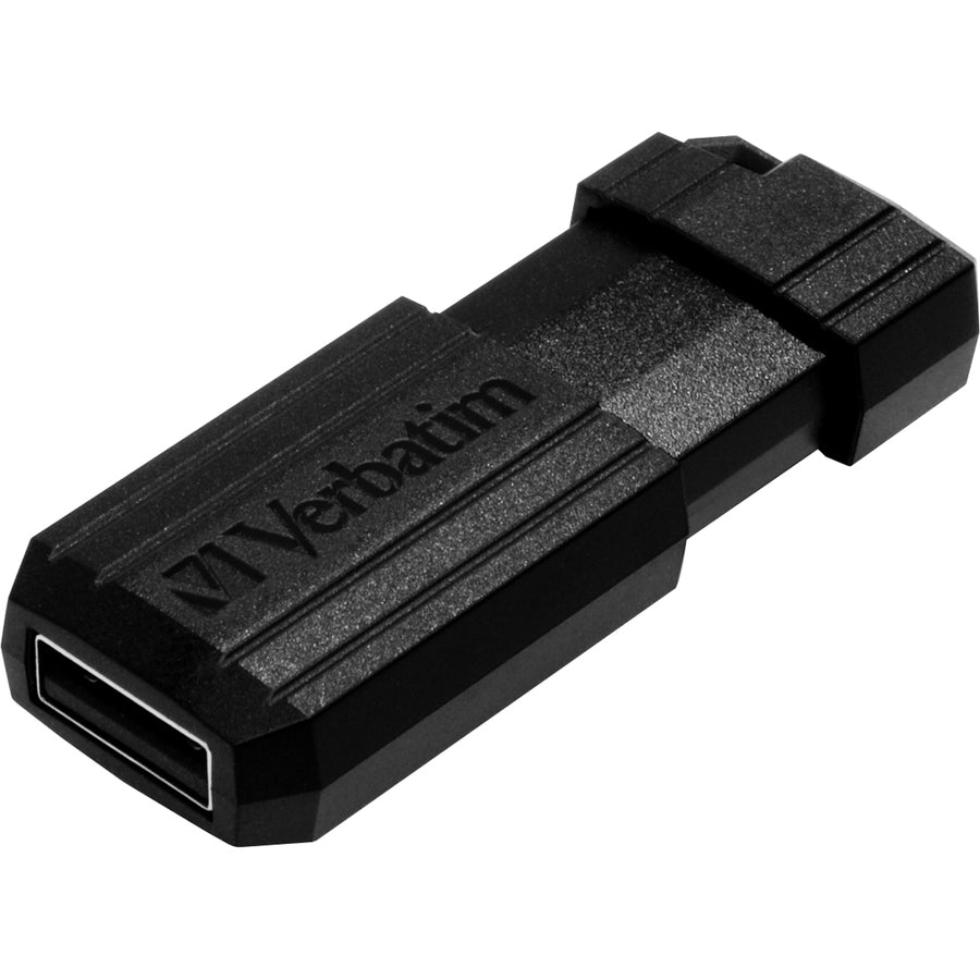 Clé USB PinStripe 8 Go de Verbatim - Noir (400 unités en vrac) 58612