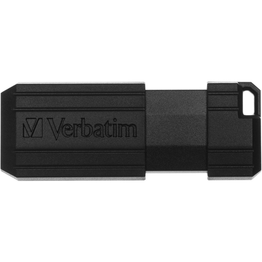 Clé USB PinStripe 8 Go de Verbatim - Noir (400 unités en vrac) 58612