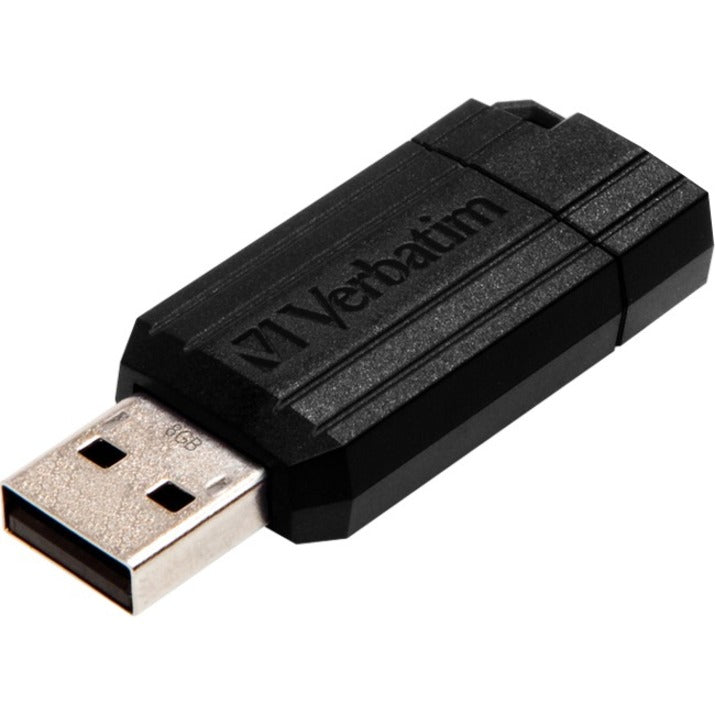 Clé USB PinStripe 8 Go de Verbatim - Noir (400 unités en vrac) 58612