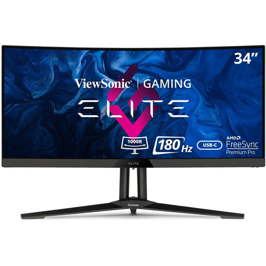 Moniteur LED de jeu incurvé ViewSonic Gaming XG340C-2K de 34 pouces UWQHD - 21:9 - Noir XG340C-2K