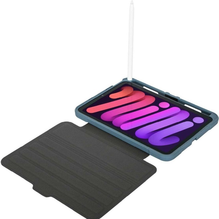 Étui de transport Targus Pro-Tek THZ91302GL (à rabat) pour tablette Apple iPad mini 8,3" (6e génération) - Bleu THZ91302GL