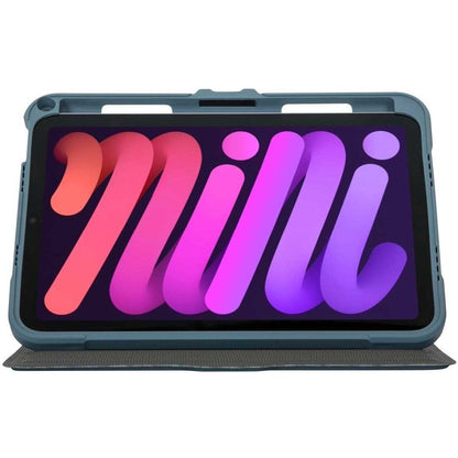 Étui de transport Targus Pro-Tek THZ91302GL (à rabat) pour tablette Apple iPad mini 8,3" (6e génération) - Bleu THZ91302GL