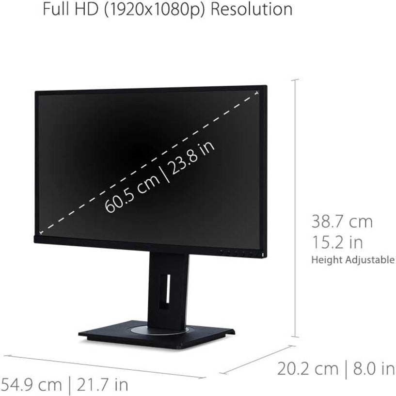 Moniteur LED Full HD ViewSonic Graphic VG2448-PF de 24 pouces - 16:9 VG2448-PF