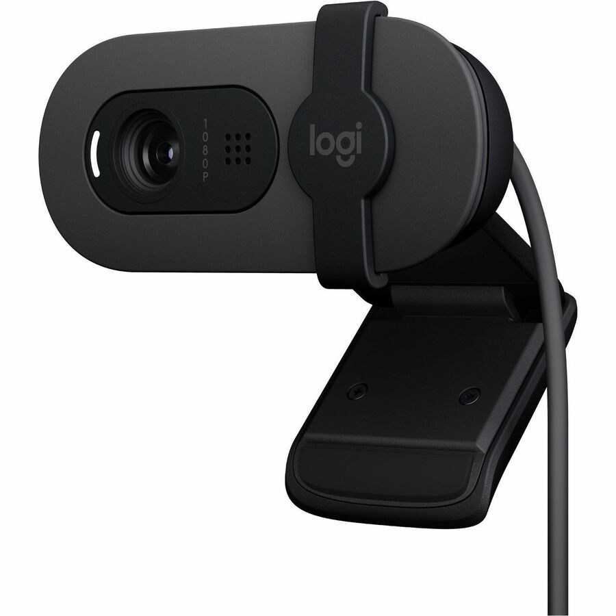 Webcam Logitech BRIO 100 - 2 mégapixels - 30 ips - Graphite - USB Type A 960-001580