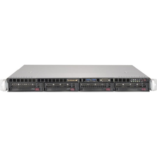 Système Barebone SuperMicro SuperServer 5019S-MN4 - Montable en rack 1U - Socket H4 LGA-1151 - 1 x prise en charge du processeur SYS-5019S-MN4