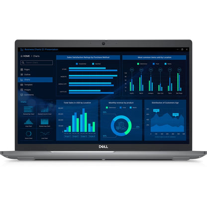 Station de travail mobile Dell Precision 3000 3581 15,6" - Full HD - Intel Core i7 13e génération i7-13700H - 16 Go - SSD 512 Go - Gris Titane VJD0T